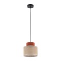 Lampa wisząca DUO JUTA BROWN do salonu w nowoczesnym stylu 2785 TK Lighting
