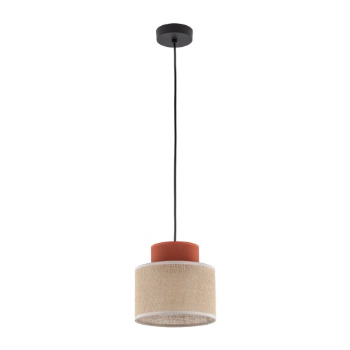 Lampa wisząca DUO JUTA BROWN do salonu w nowoczesnym stylu 2785 TK Lighting