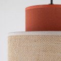 Lampa wisząca DUO JUTA BROWN do salonu w nowoczesnym stylu 2785 TK Lighting