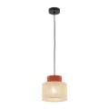 Lampa wisząca DUO JUTA BROWN do salonu w nowoczesnym stylu 2785 TK Lighting