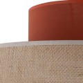 Lampa wisząca DUO JUTA BROWN zwis na E27 z kloszem 3139 TK Lighting