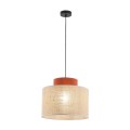Lampa wisząca DUO JUTA BROWN zwis na E27 z kloszem 3139 TK Lighting