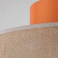 Lampa wisząca DUO JUTA ORANGE do salonu z kloszem na E27 3227 TK Lighting