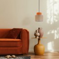 Lampa wisząca ozdobny zwis salon DUO JUTA ORANGE na E27 3255 TK Lighting