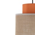 Lampa wisząca ozdobny zwis salon DUO JUTA ORANGE na E27 3255 TK Lighting