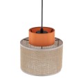 Lampa wisząca ozdobny zwis salon DUO JUTA ORANGE na E27 3255 TK Lighting