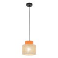 Lampa wisząca ozdobny zwis salon DUO JUTA ORANGE na E27 3255 TK Lighting