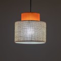 Lampa wisząca ozdobny zwis salon DUO JUTA ORANGE na E27 3255 TK Lighting