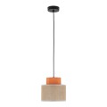 Lampa wisząca ozdobny zwis salon DUO JUTA ORANGE na E27 3255 TK Lighting
