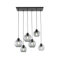Lampa wisząca do jadalni ze szklanymi kloszami CUBUS GRAPHITE 2833 TK Lighting