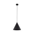 Lampa wisząca z kloszem w kształcie stożka czarna E27 6630 TK Lighting