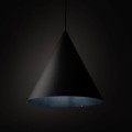 Lampa wisząca z kloszem w kształcie stożka czarna E27 6630 TK Lighting