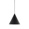 Lampa wisząca z kloszem w kształcie stożka czarna E27 6630 TK Lighting