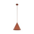 Lampa wisząca czerwona E27 stożek CONO 6632 TK Lighting
