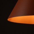 Lampa wisząca czerwona E27 stożek CONO 6632 TK Lighting