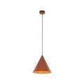 Lampa wisząca czerwona E27 stożek CONO 6632 TK Lighting
