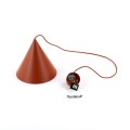 Lampa wisząca czerwona E27 stożek CONO 6632 TK Lighting