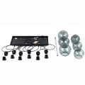 Lampa wisząca do jadalni ze szklanymi kloszami CUBUS GRAPHITE 2833 TK Lighting