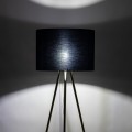 Lampa podłogowa UMBERTO gwint E27 moc 15W styl nowoczesny klosz tkanina | złoty 6635 TK lighting
