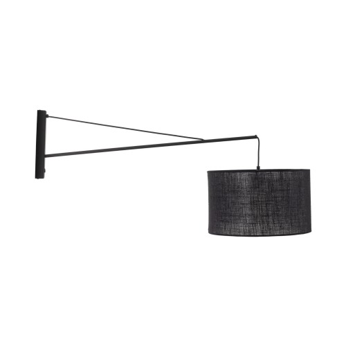 Kinkiet ścienny GLORII czarny wiszący abażur gwint E27 6639 TK Lighting