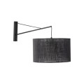 Kinkiet ścienny GLORII czarny wiszący abażur gwint E27 6639 TK Lighting