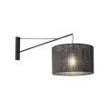 Kinkiet ścienny GLORII czarny wiszący abażur gwint E27 6639 TK Lighting