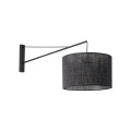 Kinkiet ścienny GLORII czarny wiszący abażur gwint E27 6639 TK Lighting