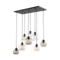Lampa wisząca CUBUS gwint E27 moc 15W styl nowoczesny szklany klosz | czarny 2834 TK lighting