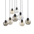Lampa wisząca CUBUS gwint E27 moc 15W styl nowoczesny szklany klosz | czarny 2834 TK lighting