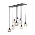 Lampa wisząca CUBUS gwint E27 moc 15W styl nowoczesny szklany klosz | czarny 2834 TK lighting