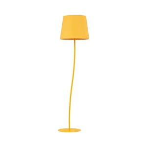 Lampa podłogowa z żółtym kloszem na E27 do salonu NICOLA 6645 TK Lighting