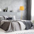 Lampa podłogowa z żółtym kloszem na E27 do salonu NICOLA 6645 TK Lighting