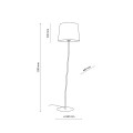 Lampa podłogowa z żółtym kloszem na E27 do salonu NICOLA 6645 TK Lighting