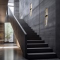 Kinkiet ścienny podwójny FLASH czarny LED 30W barwa ciepła 6626 TK Lighting