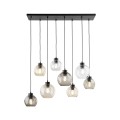 Lampa wisząca CUBUS gwint E27 moc 15W styl nowoczesny szklany klosz | czarny 2834 TK lighting