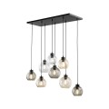 Lampa wisząca CUBUS gwint E27 moc 15W styl nowoczesny szklany klosz | czarny 2834 TK lighting