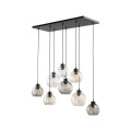Lampa wisząca CUBUS gwint E27 moc 15W styl nowoczesny szklany klosz | czarny 2834 TK lighting