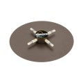 Kinkiet koło 40cm brązowy LUNA 4xG9 6455 TK Lighting