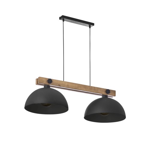 OSLO BLACK LAMPA WISZĄCA 2 PŁ 1706 TK Lighting