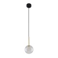 Lampa wisząca ze złotymi elementami NILOS czarno-złoty G9 5941 TK Lighting