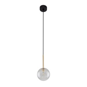 Lampa wisząca ze złotymi elementami NILOS czarno-złoty G9 5941 TK Lighting