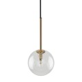Lampa wisząca ze złotymi elementami NILOS czarno-złoty G9 5941 TK Lighting