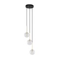Lampa wisząca NILOS gwint G9 moc 6W styl nowoczesny szklany klosz | czarny 5942 TK lighting