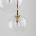 Lampa wisząca NILOS gwint G9 moc 6W styl nowoczesny szklany klosz | czarny 5942 TK lighting