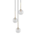 Lampa wisząca NILOS gwint G9 moc 6W styl nowoczesny szklany klosz | czarny 5942 TK lighting