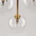Lampa wisząca z czarno-złotymi elementami NILOS 5xG9 5943 TK Lighting