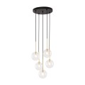 Lampa wisząca z czarno-złotymi elementami NILOS 5xG9 5943 TK Lighting