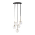 Lampa wisząca z czarno-złotymi elementami NILOS 5xG9 5943 TK Lighting