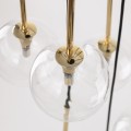 Lampa wisząca z transparentnymi szklanymi kloszami NILOS deisgnerska 5944 TK Lighting