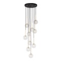 Lampa wisząca z transparentnymi szklanymi kloszami NILOS deisgnerska 5944 TK Lighting